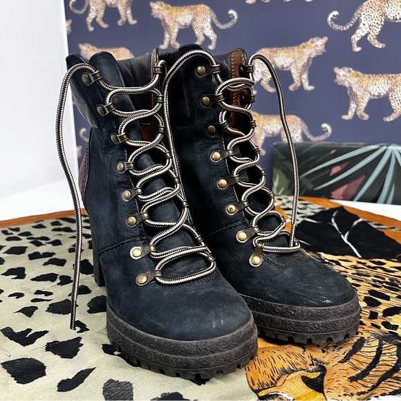 See By Chloe Eileen Lug Sole Combat Boot - Picture 2 of 7